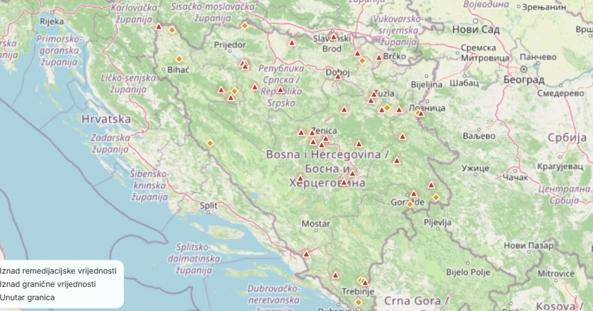 BiH maps 48 priority environmental hotspots