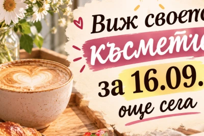 Виж своето късметче за 16.09. според датата на раждане