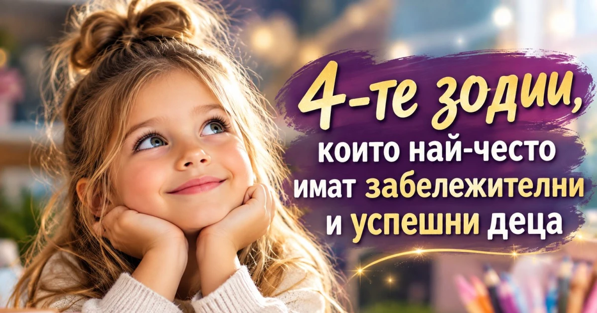 4-те зодии, които най-често имат забележителни и успешни деца