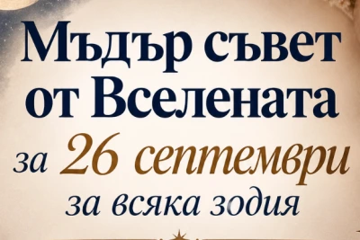 Мъдър съвет от Вселената за 26 септември за всяка зодия