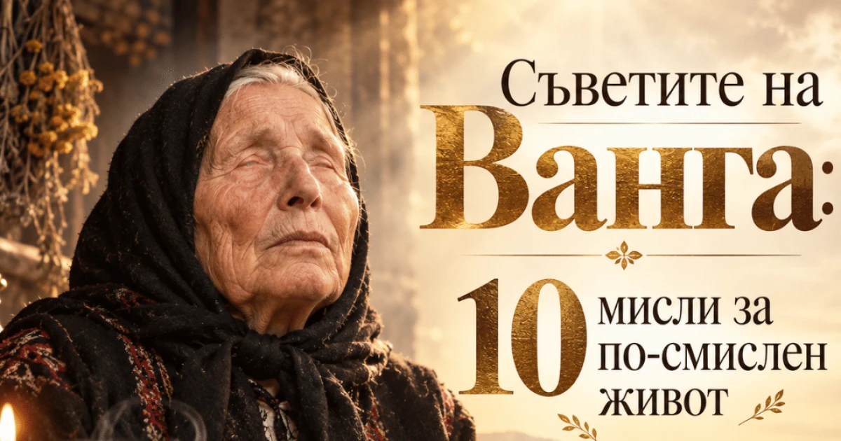 Съветите на Ванга: 10 мисли за по-смислен живот