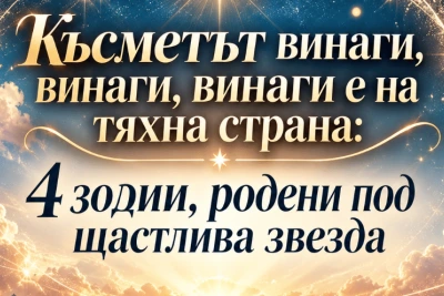 Късметът винаги е на тяхна страна: 4 зодии, родени под щастлива звезда