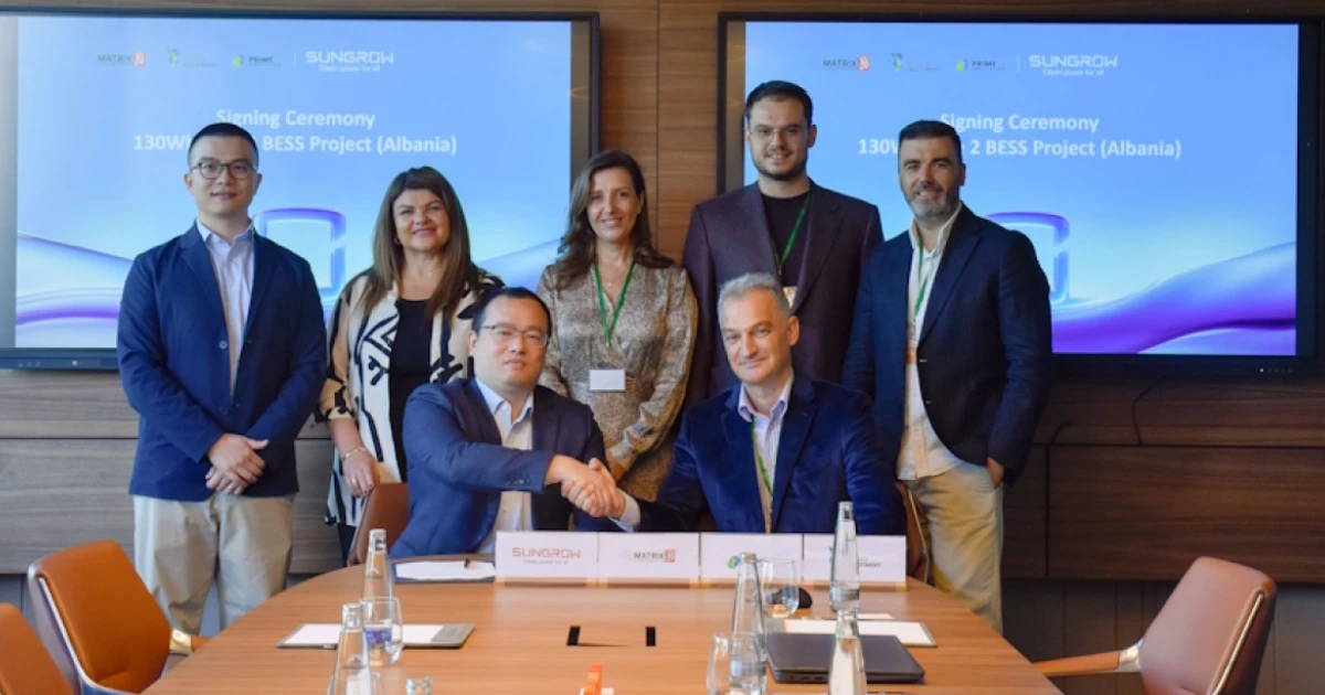 Sungrow wins deal for BESS at Albania’s largest privately developed PV park