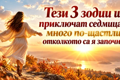 Тези 3 зодии ще приключат седмицата много по-щастливи, отколкото са я започнали