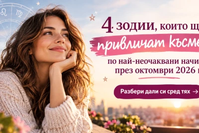 Голяма ДОЗА КЪСМЕТ очаква тези 4 зодии през октомври