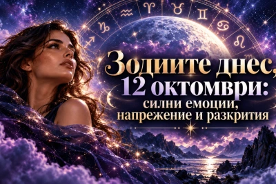 Зодиите днес, 12 октомври: силни емоции, напрежение и разкрития