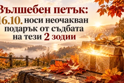 Вълшебен петък: 16.10. носи неочакван подарък от съдбата на тези 2 зодии