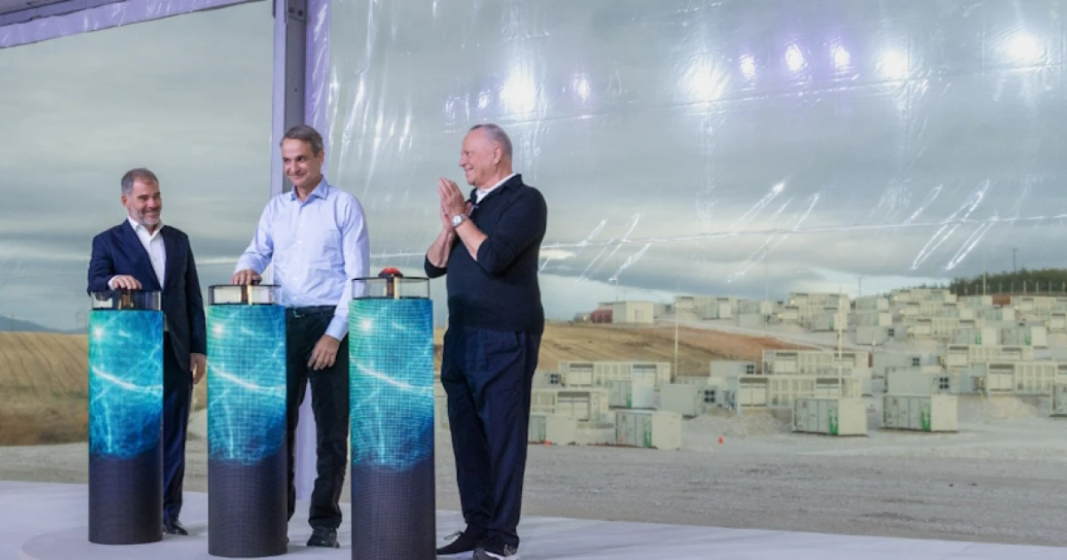 Metlen, Karatzis inaugurate Greece’s largest battery system