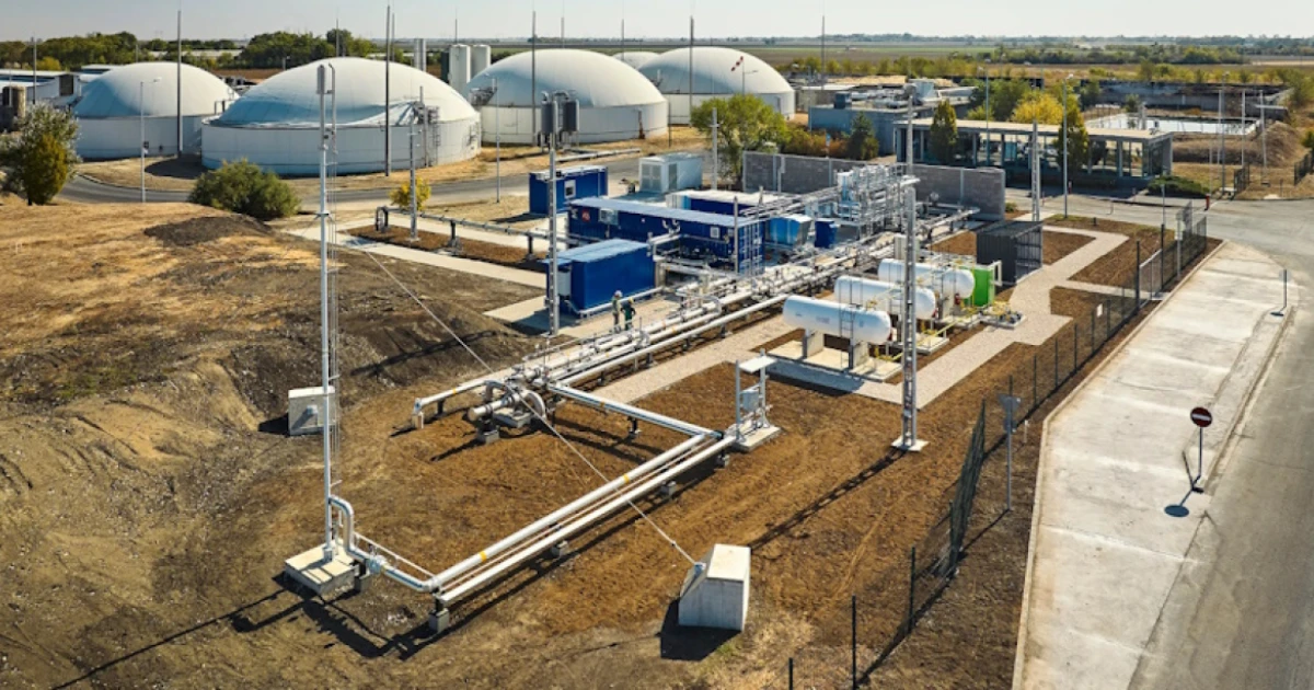 MOL Group builds its first biomethane plant