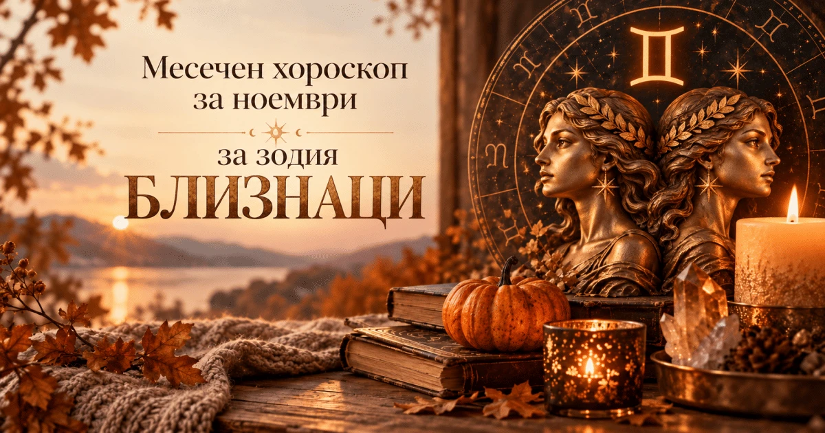 Месечен хороскоп за Близнаци за ноември