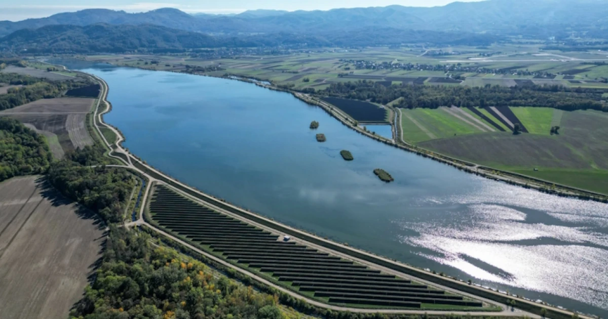 PV park at Brežice hydropower plant expands into largest solar complex in Slovenia