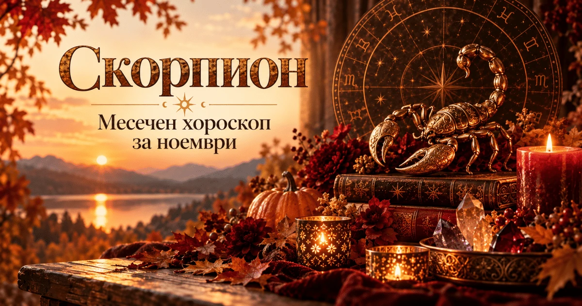 Месечен хороскоп за Скорпион за ноември