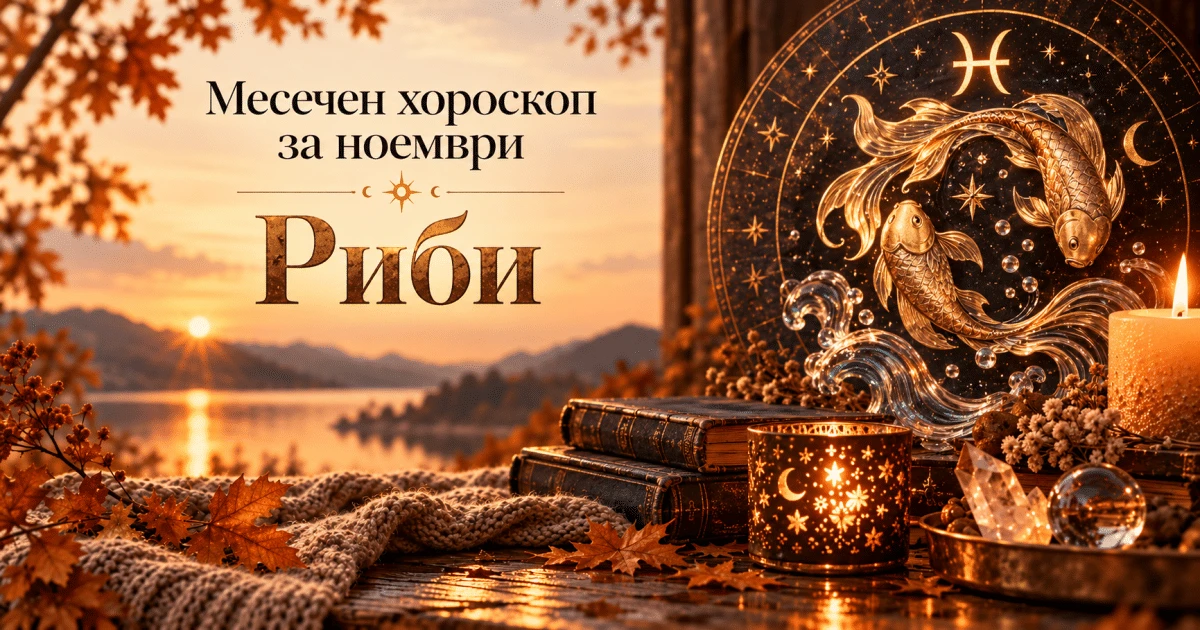 Месечен хороскоп за Риби за ноември