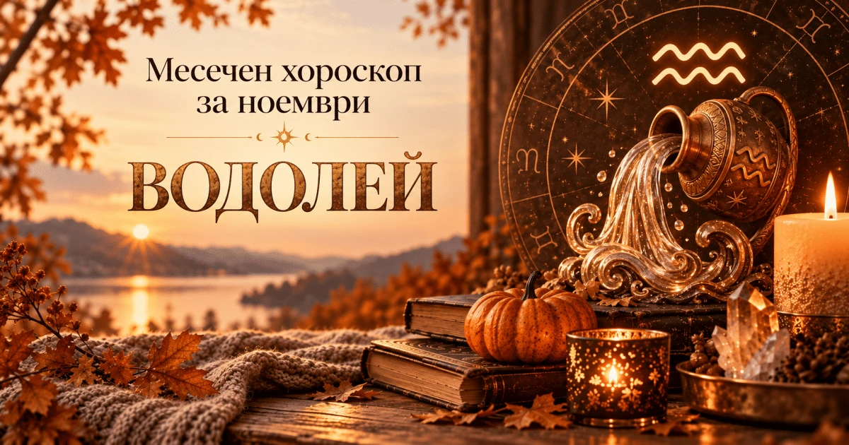 Месечен хороскоп за Водолей за ноември