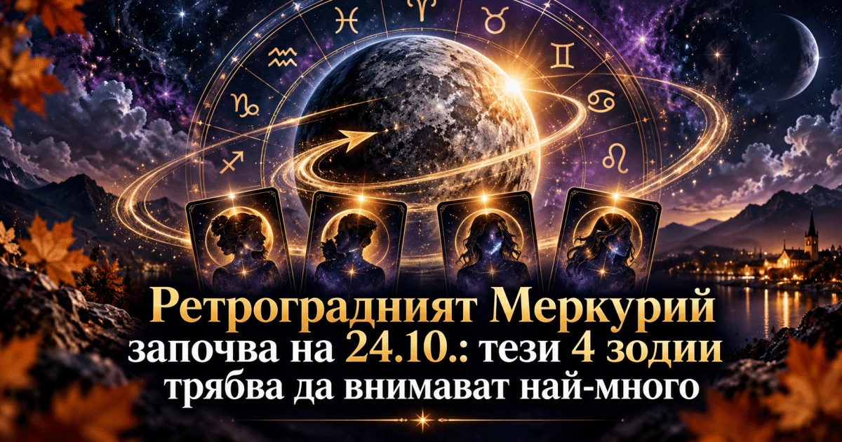 Ретроградният Меркурий започва на 24.10.: тези 4 зодии трябва да внимават най-много