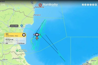 Разузнавателният самолет на САЩ във Варна облита изключително българската зона