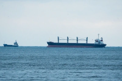 ВИДЕО от атаката с дронове по контейнеровоз в Черно море