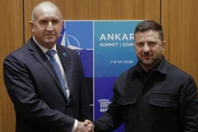 Премиерът Румен Радев се срещна с президента на Украйна Володимир Зеленски в Анкара